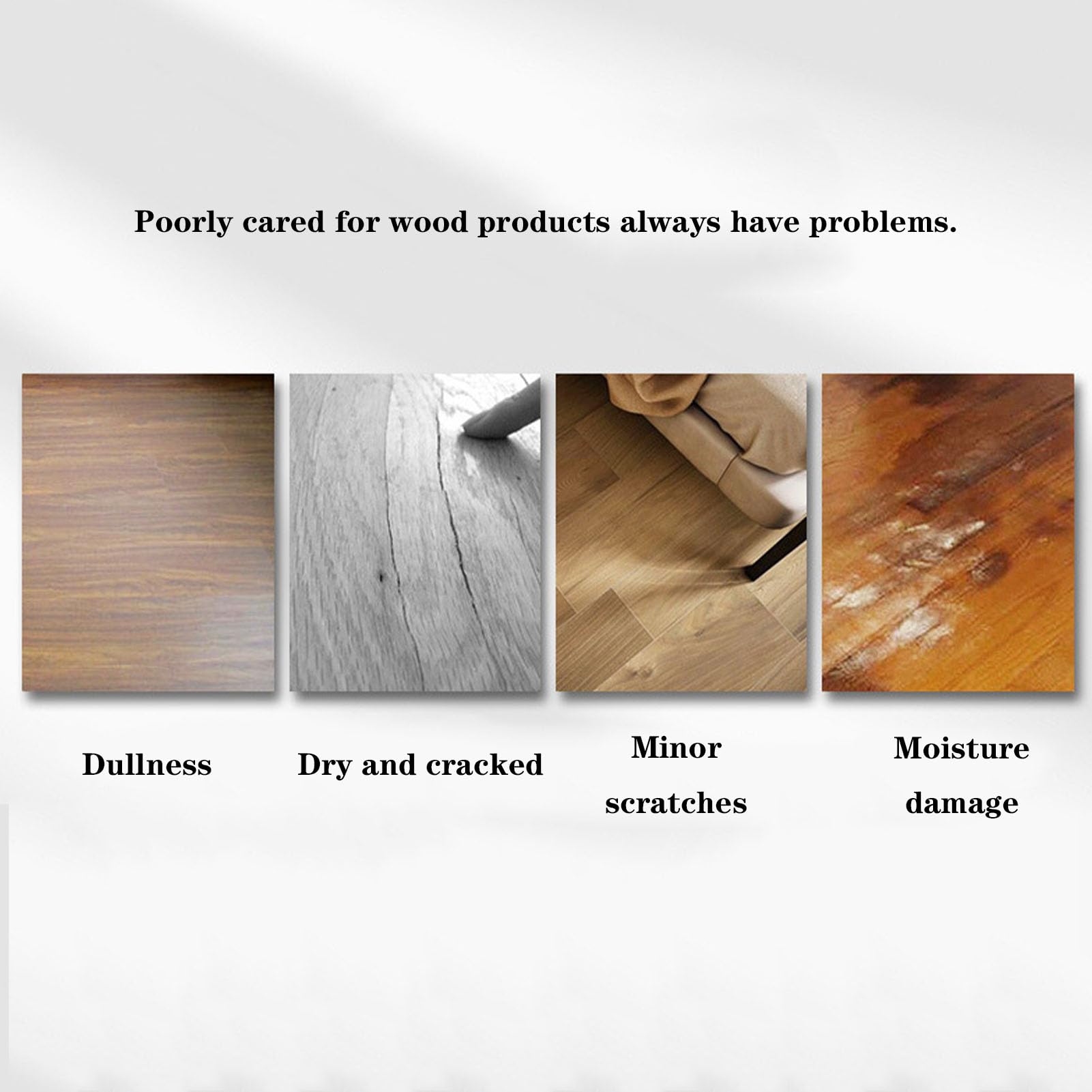 Jinoch Natural Beeswax & Orange Oil Wood Conditioner, Wood Care Beeswax, Bees Wax Spray Furniture Polish, Beeswax Spray Furniture Polish, Prevents Crack (2)