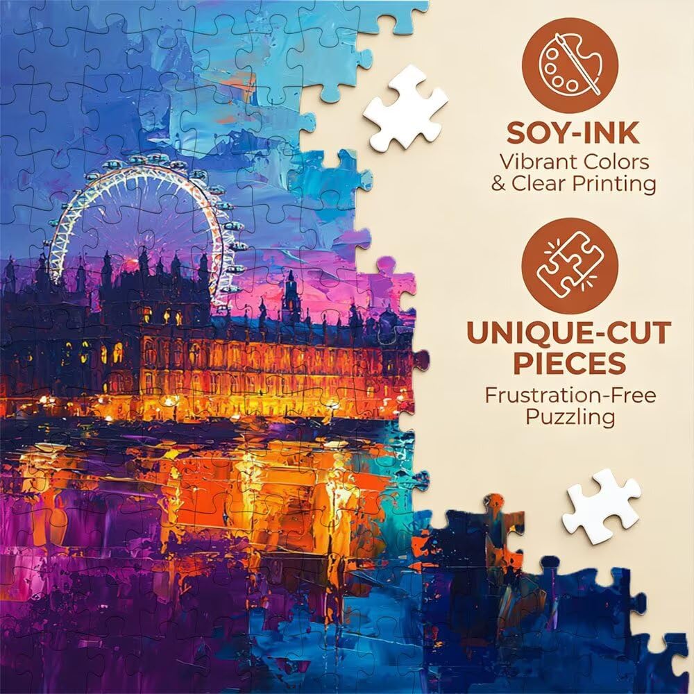 Puzzle 4000 sztuk, diabelski młyn Big Ben dla dorosłych 4000, drewniane puzzle, klasyczne gry edukacyjne, niemożliwe wyzwanie, rodzina gier, kreatywny prezent DX0YL1-708
