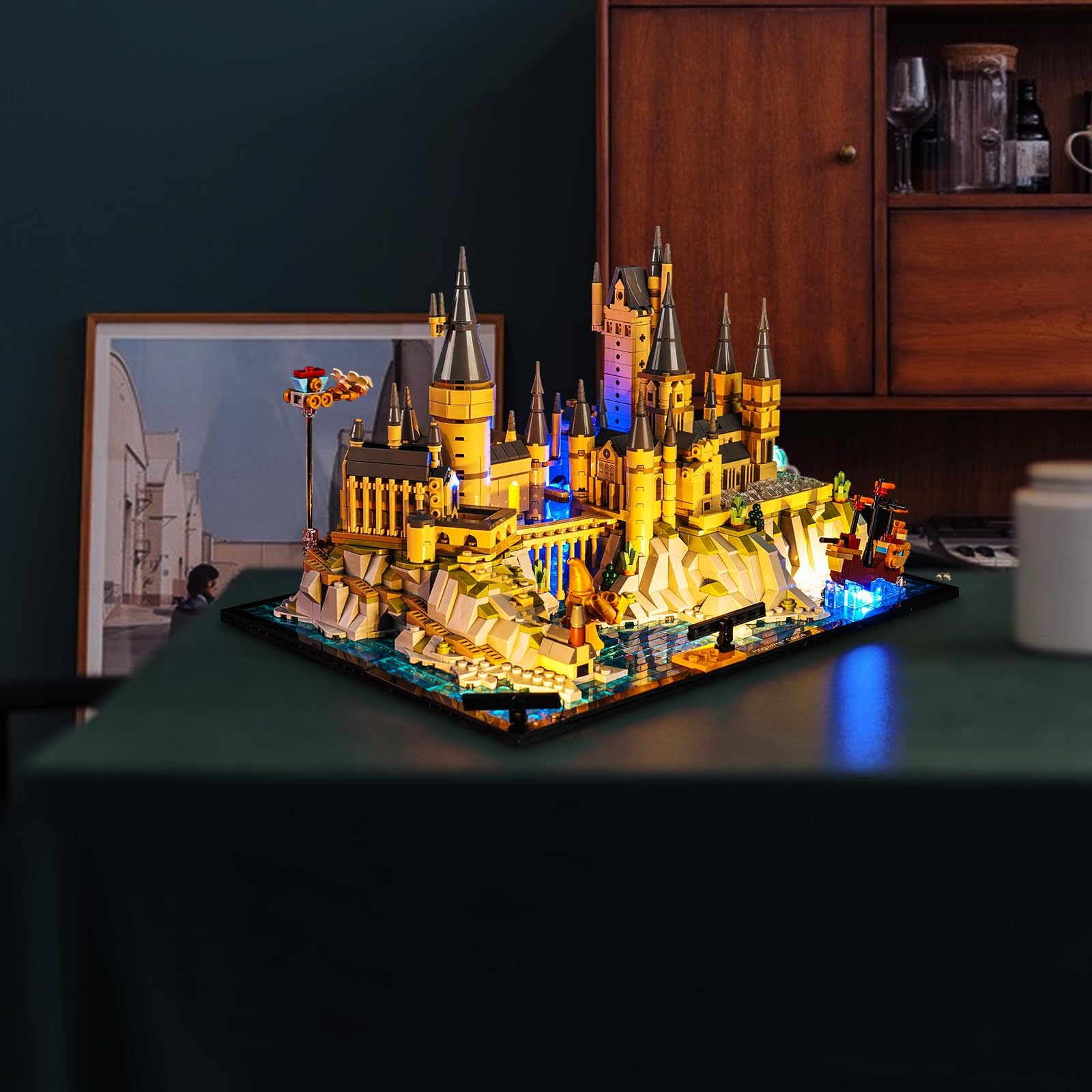 BrickBling Kit d'éclairage LED compatible avec Lego 76419 Harry Potter Château de Poudlard : le Grand Hall (modèle non inclus), jouet créatif, version standard