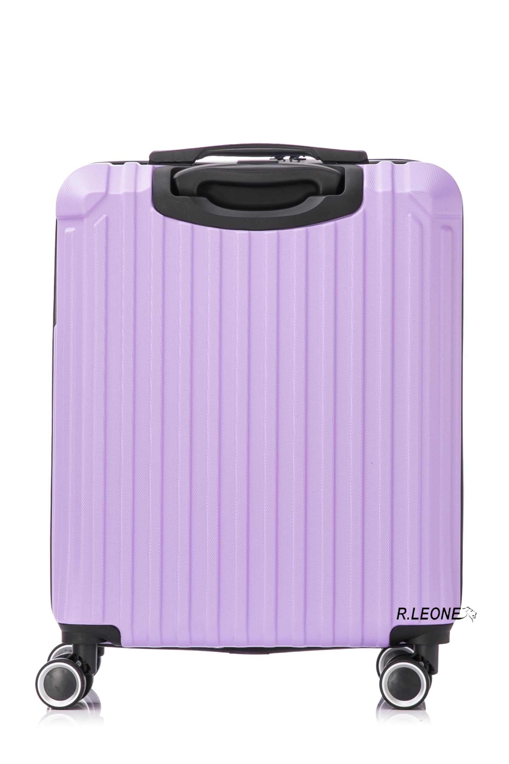 R.Leone Maleta Cabina 55x40x20 cm - Maletas de Viaje Cabina Apta para Ryanair - Trolley pequeño Equipaje de Mano, Carcasa Dura, Ultraligera de ABS 4 Ruedas Giratorias