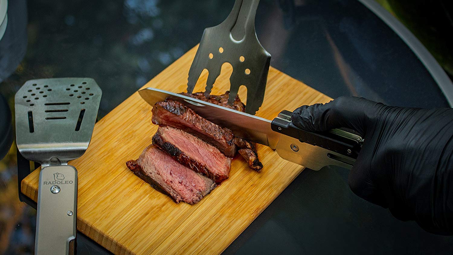 Multi-Tool | Grillbesteck-Set Mit 6 Werkzeugen | Ideal für Grill-Fans, Camping & Outdoor | Edle Geschenkverpackung