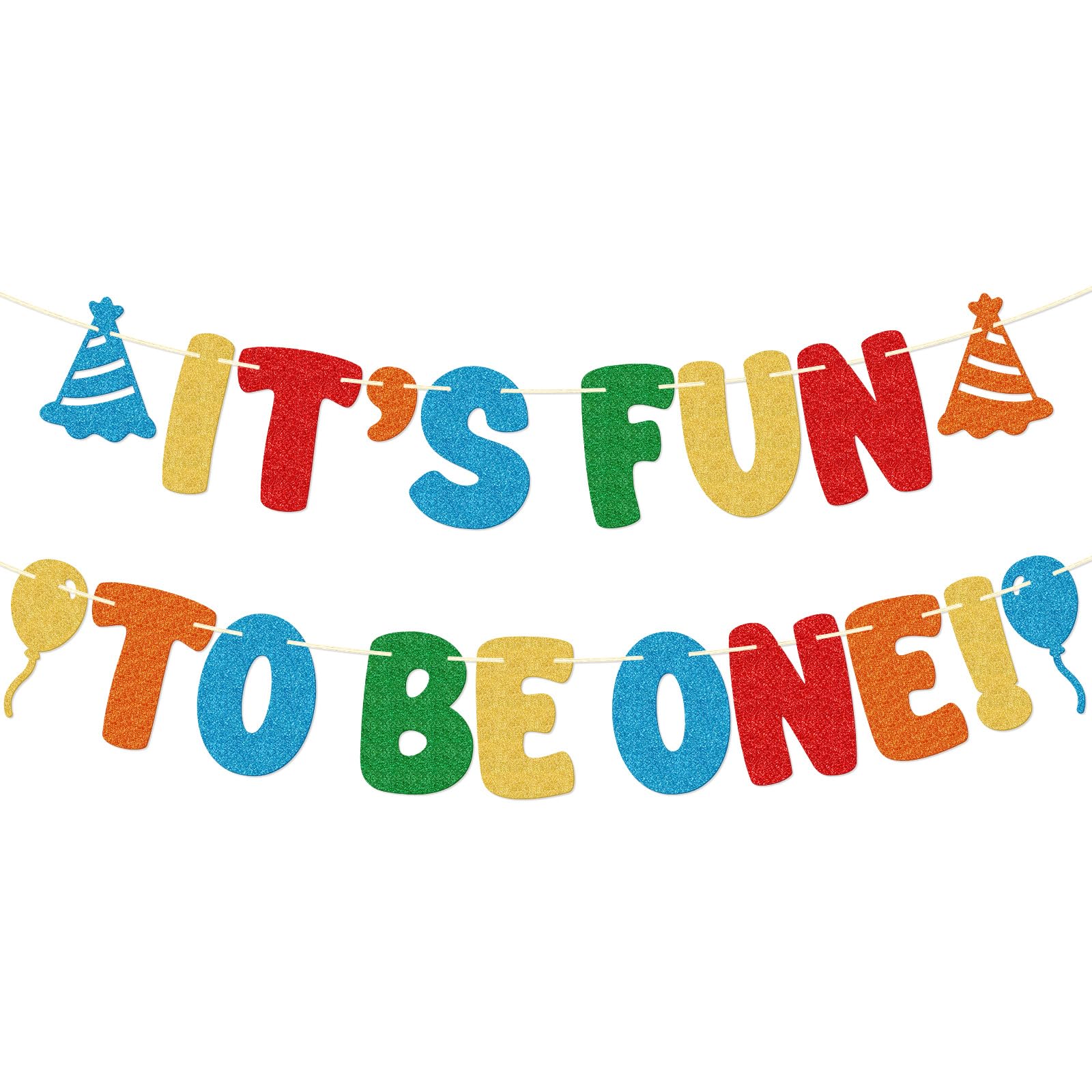 It's Fun to Be One Banner, 1st Birthday Decorations