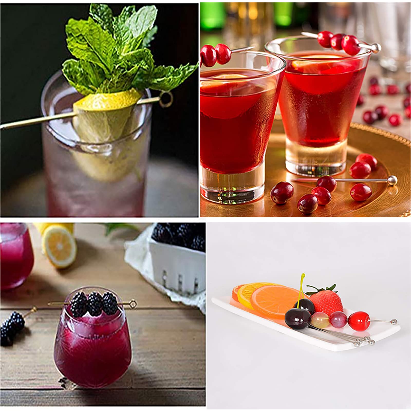 Amazon | SHULLIN 12本セット カクテルピン オードブルピン カクテル