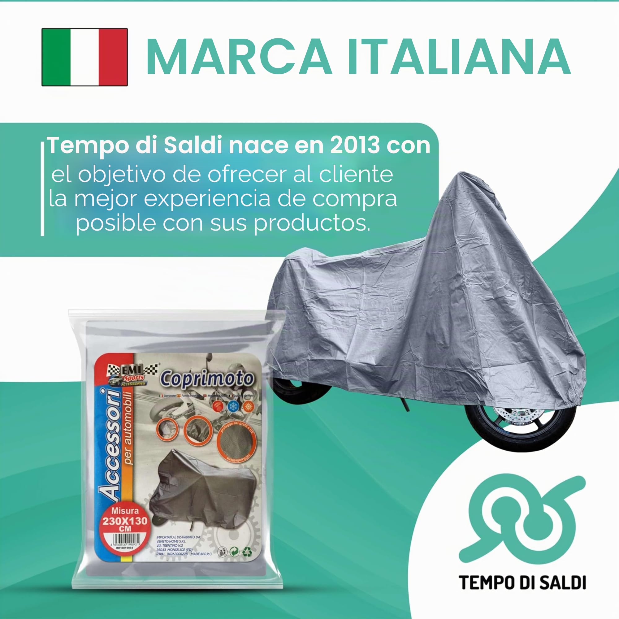 Tempo di saldi Telo Copri Moto Impermeabile Protezione Fodera Bici Scooter Anti Polvere Pioggia