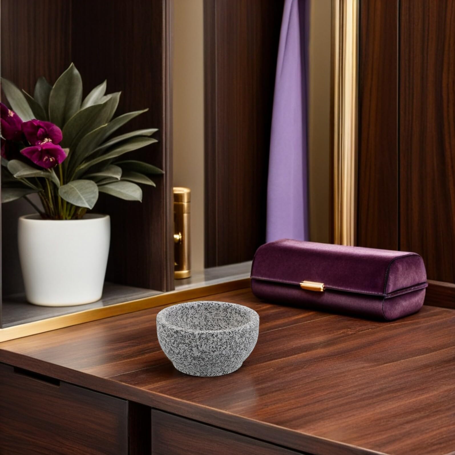 Aromatherapie Steinschale für Sauna aus Stein Hitzebeständig