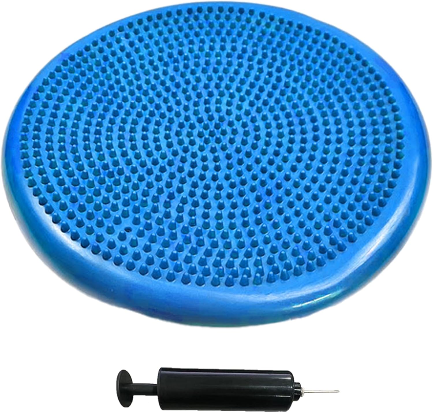 Balance Disc,Adults Balance Disc Core Stability14 Foot Diameter With Pump,Suitable For Improving Posture,And Stabilizing The Core,Fitness(blue)