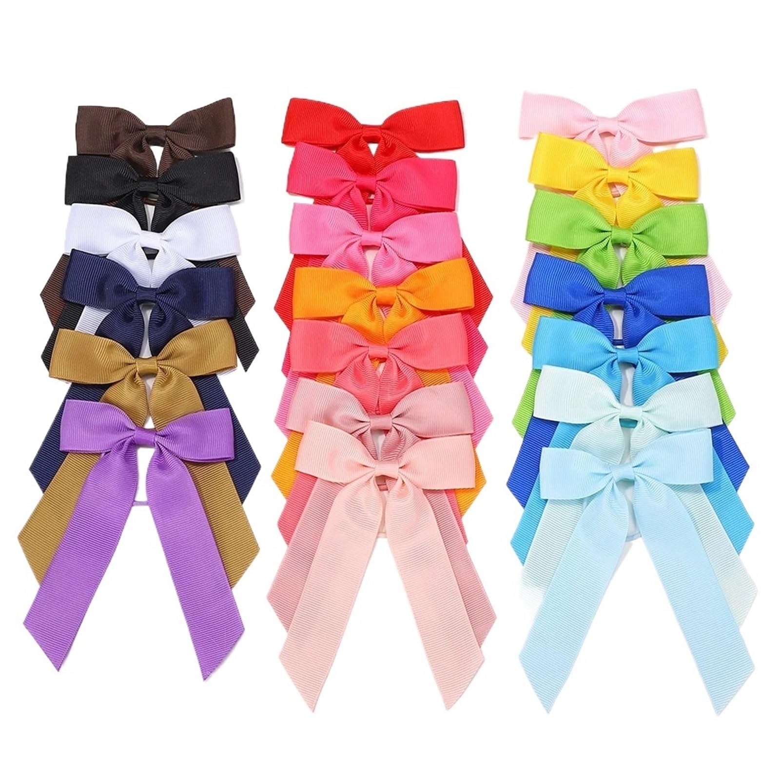 Elastici per capelli, 100 pezzi, nastro per capelli, alla moda (4336-9)