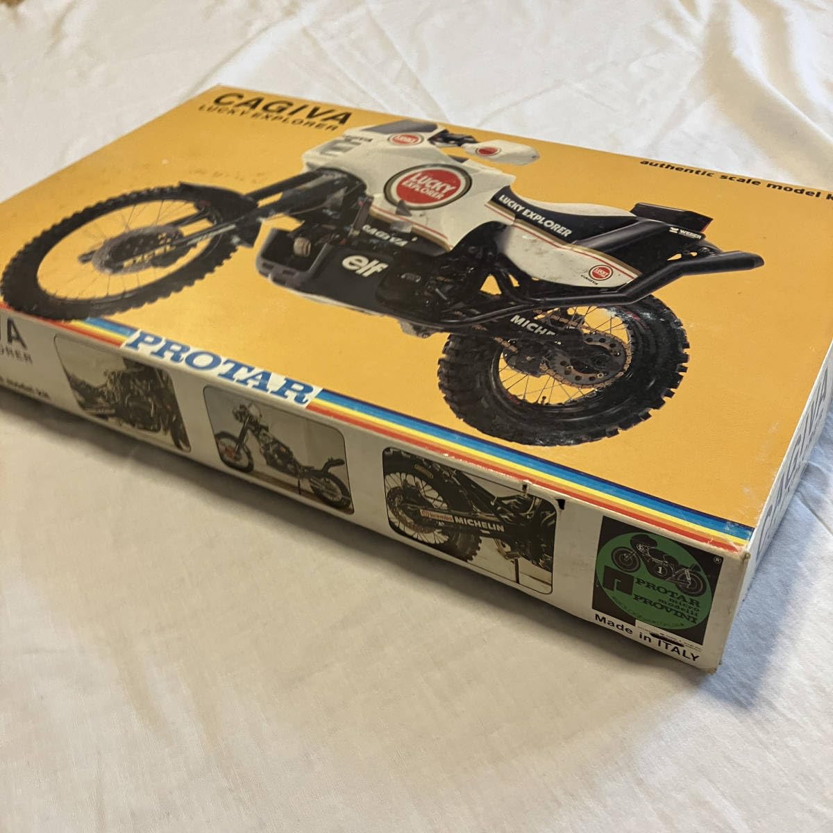 プロター1/9 カジバ エレファント ラッキーエクスプローラー パリダカール Amazon.co.jp: PROTAR（プロター）CAGIVA LUCKY EXPLORER カジバ
