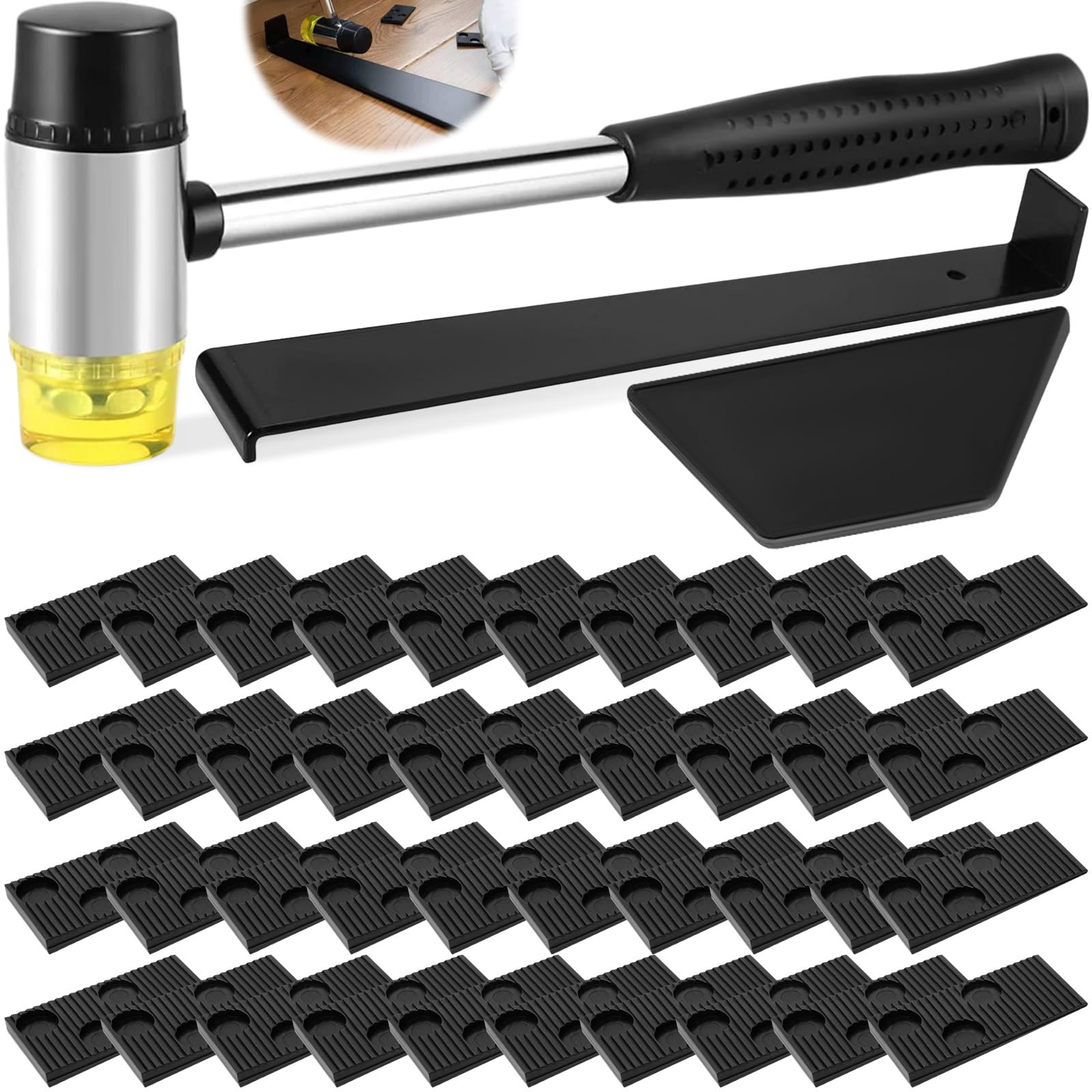 Set Pose Parquet Stratifié 40 Entretoises