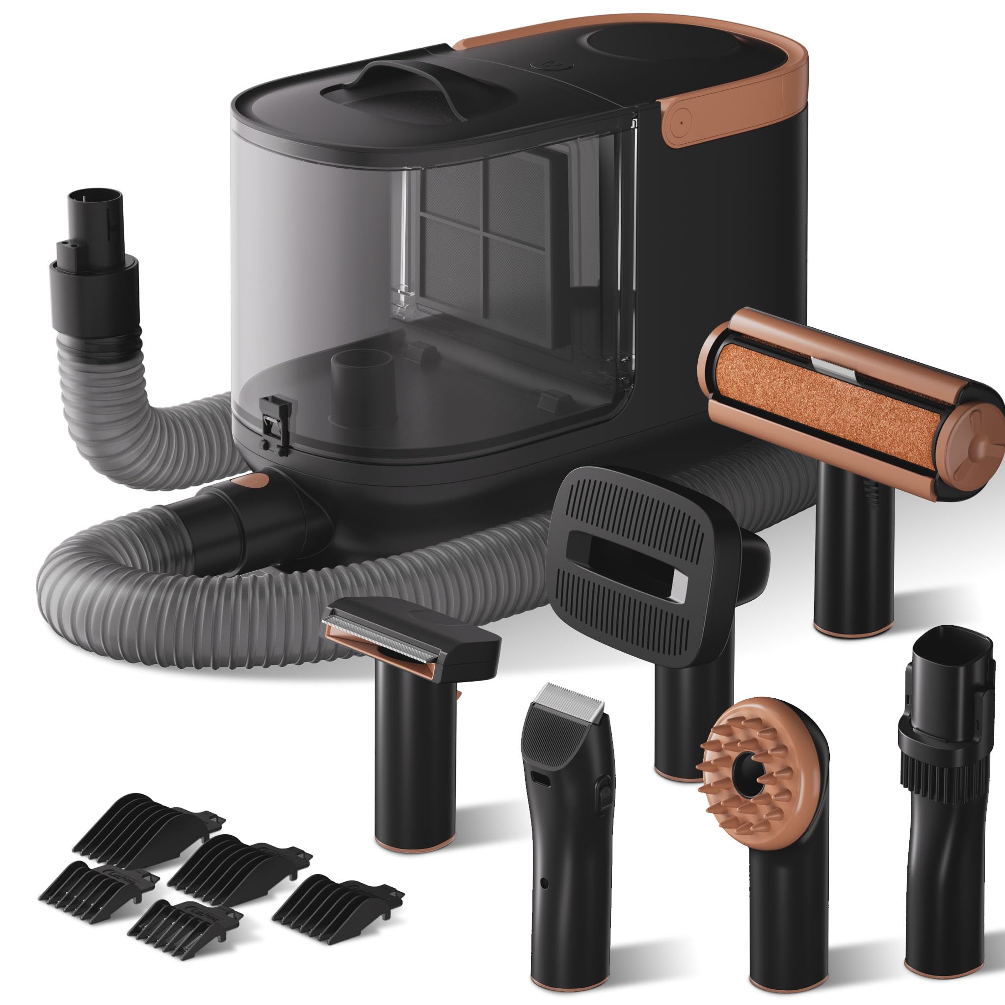 Fudajo Tondeuse pour chien avec aspirateur – Tondeuse aspirateur chien