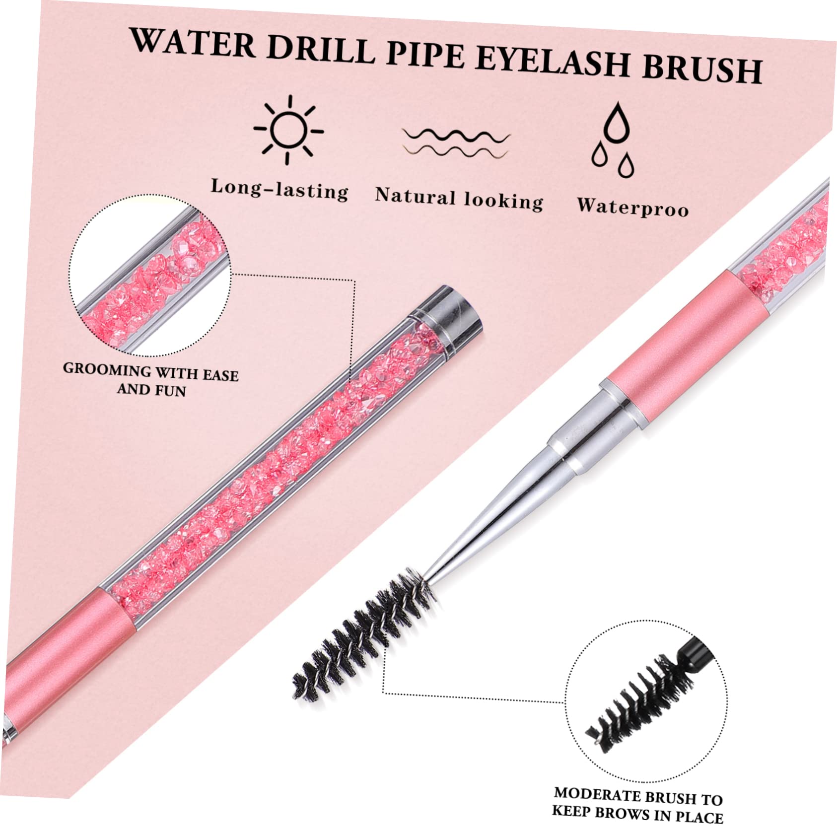 Mikinona False Lash Application Tool Eyelash Mascara Brush Wands for Makeup Artists