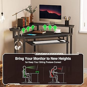 Amazon.com: Rolanstar Corner Desk,44.5
