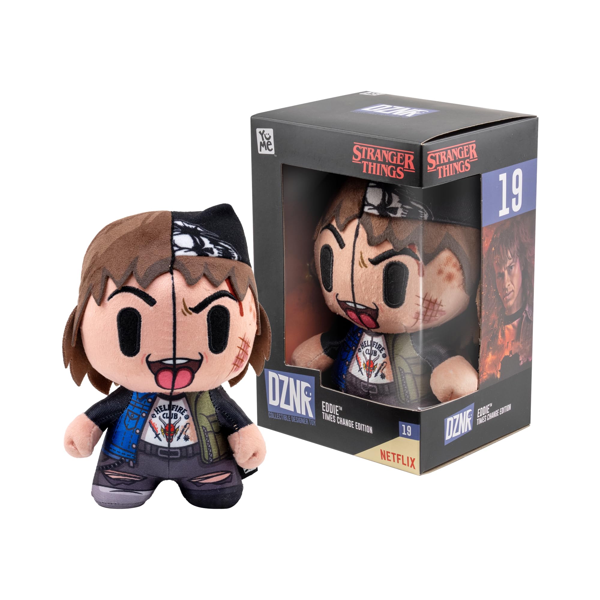 YuMe Stranger Things DZNR Plush - TIMES CHANGE EDITION - Eddie, Multicolor, 17.5CM