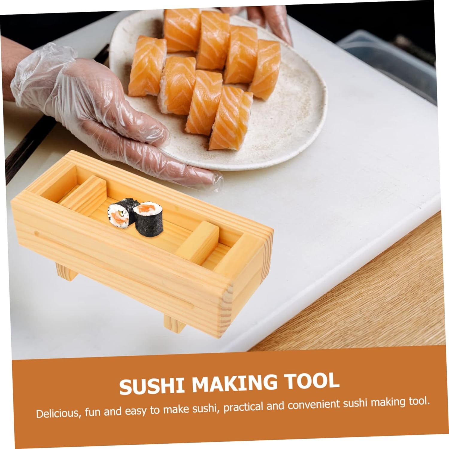 OUNONA Sushi Rice Roll Mould Sushi Mold Press Mold Maker Making Tool Home Use