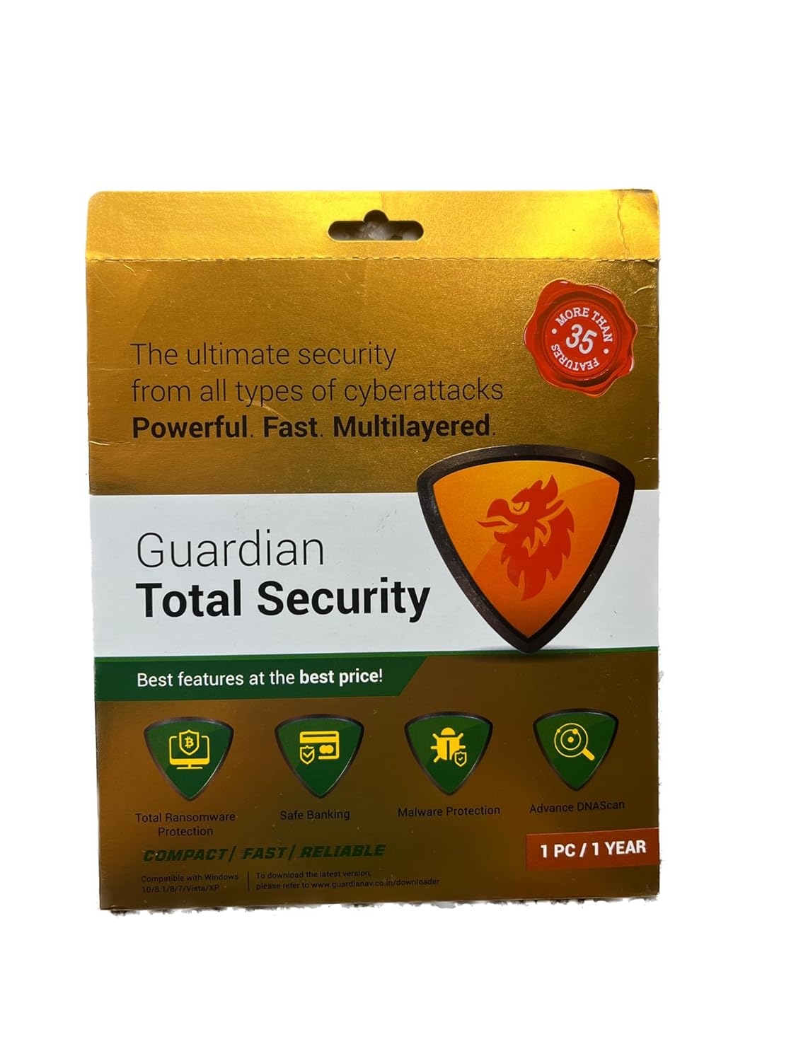 Secure Your PC with Guardian Total Security and AntiRansomware 1PC