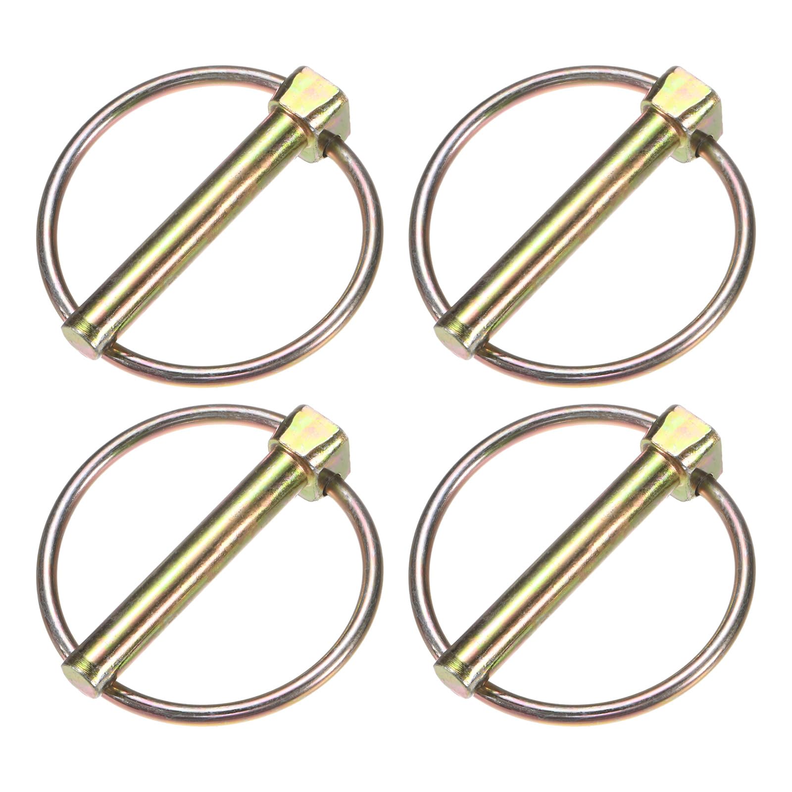 M METERXITY 4-Pack 5/16" Linch Pin with Ring