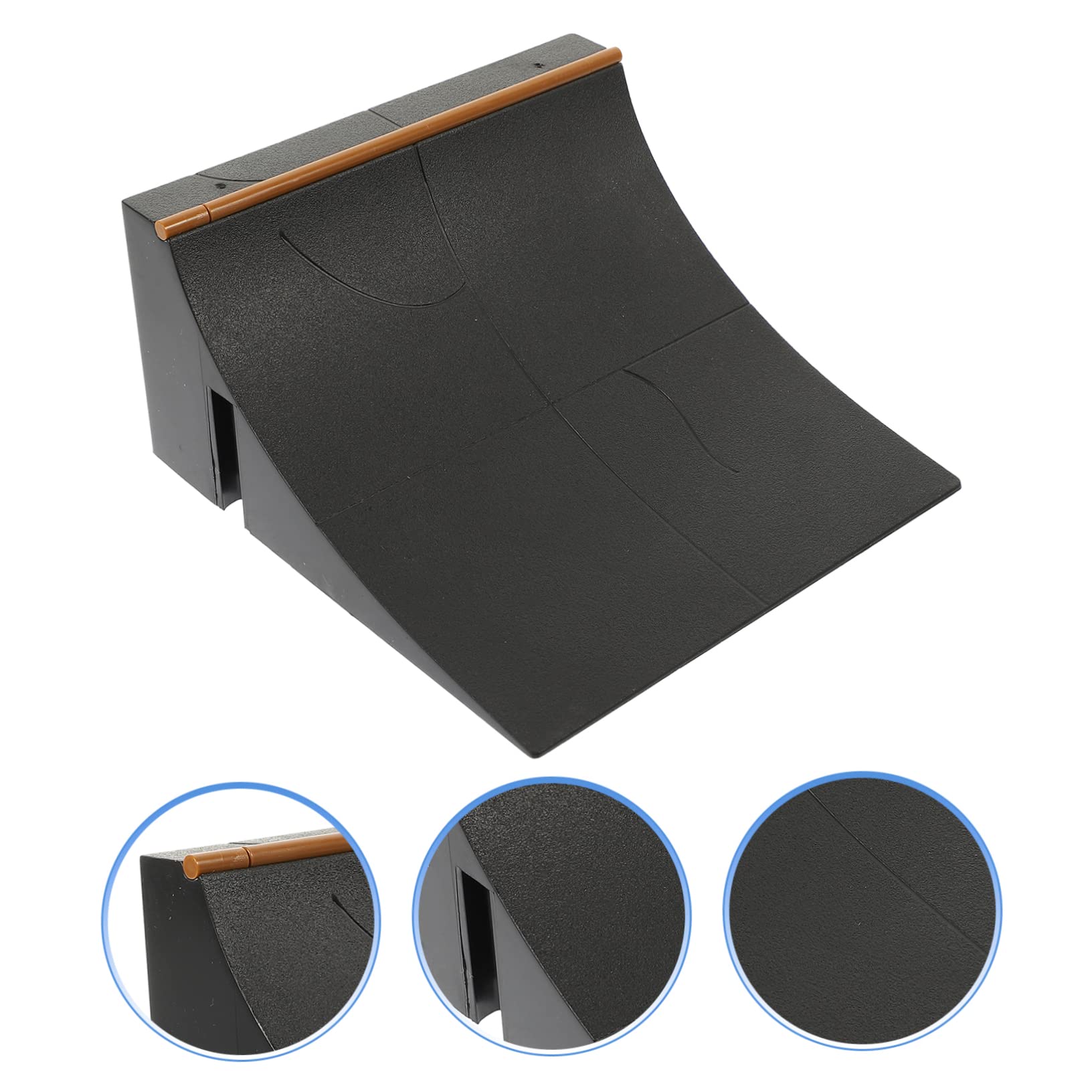 Kisangel Boys and Girls's Skateboard Park Parts Plastic Skateboard Obstacles Set for Training Coordination