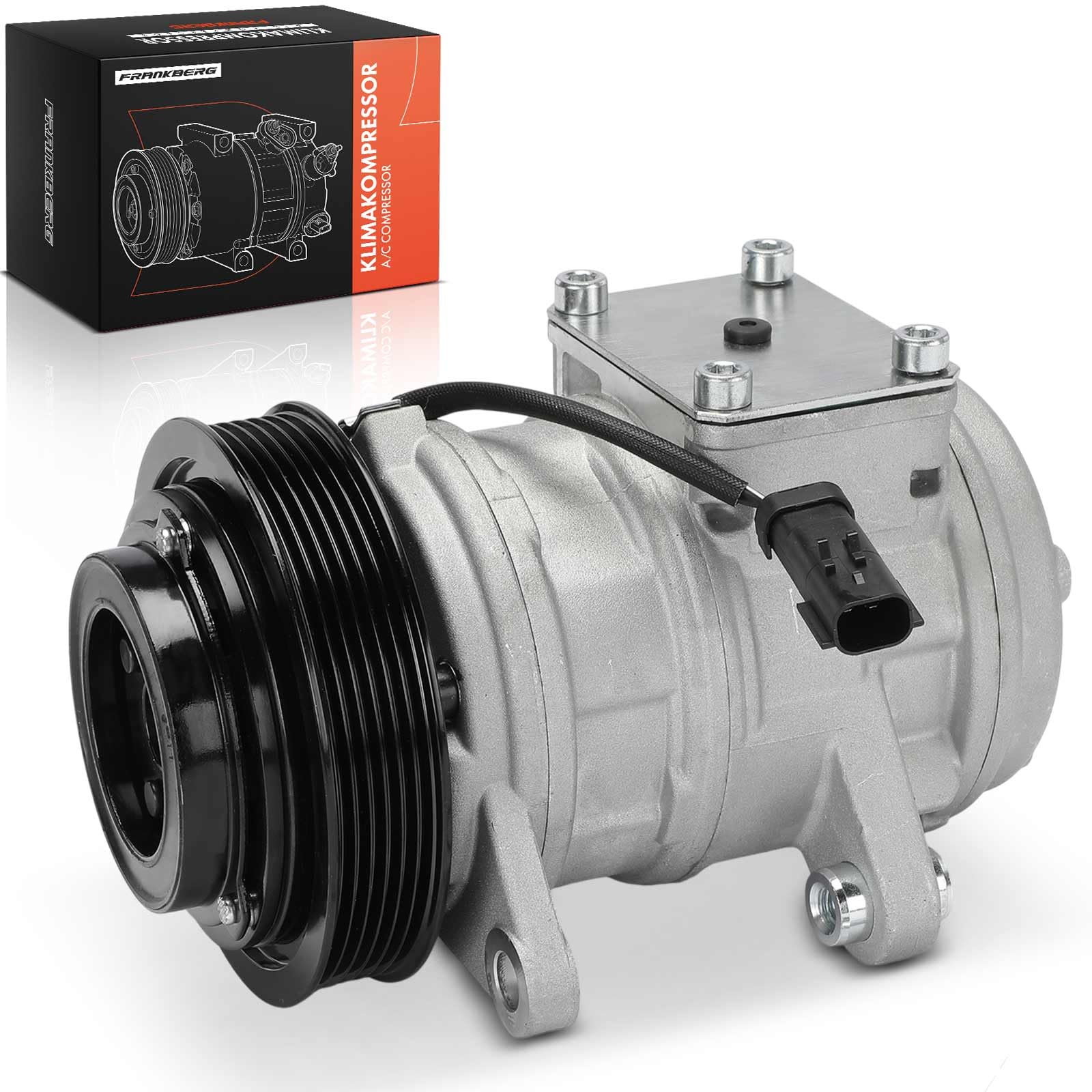 Frankberg Compressore aria condizionata con frizione Benzina Compatibile con Grand Cherokee II WG WJ Replace# 55116416AA, compreso l'olio preconfezionato