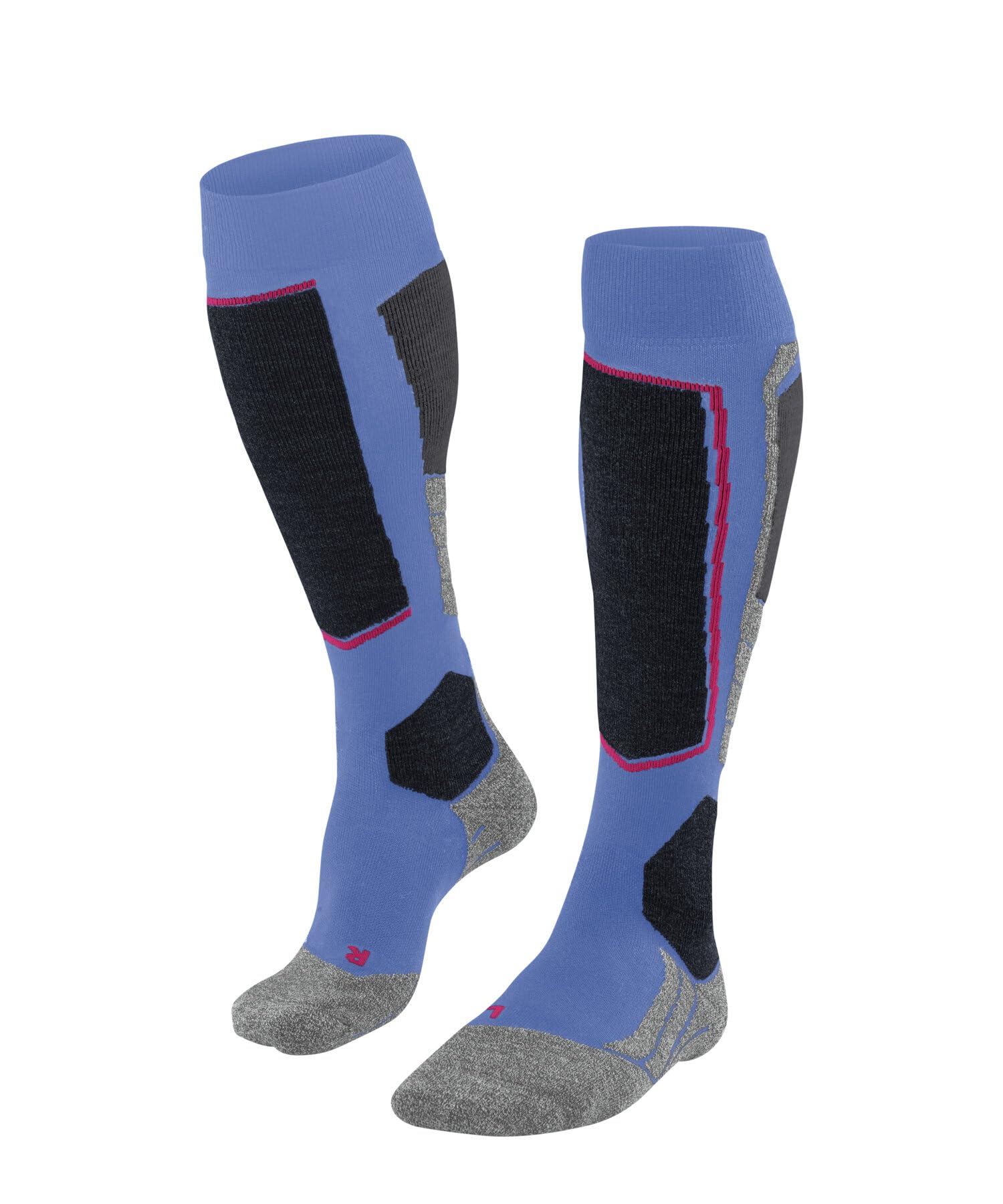 FALKE Women's SK2 Intermediate Vegan W Kh Lyocell Functional Yarn Warm Thick 1 Pair Skiing Socks, Blue Note 6545, 2.5-3.5