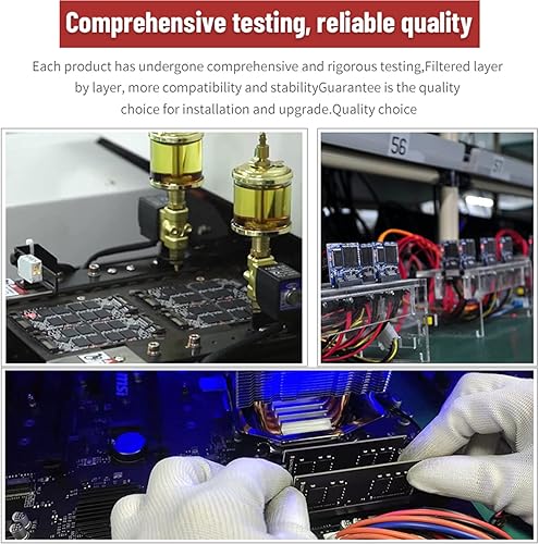 Miniatura 4 de VBESTLIFE DDR5 RAM 16GB 1x16, 4800MHz Frecuencia, CL40 1.1V Kit de memoria para juegos de escritorio compatible con XMP y Expo (negro)