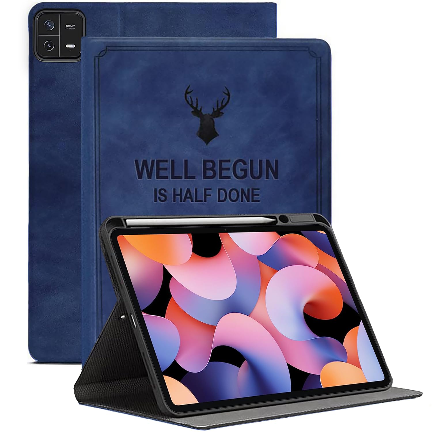 See full amazon price history chart for ProElite Cover for Xiaomi Mi Pad 6 Cover, Deer Multi Angle Flip Case Cover with Pen Holder for Xiaomi Pad 6 11 inch, Support Auto Sleep Wake, Dark Blue ProElite Cover for Xiaomi Mi Pad 6 Cover, Deer Multi Angle Flip Case Cover with Pen Holder for Xiaomi Pad 6 11 inch, Support Auto Sleep Wake, Dark Blue (B0C7L7QPDG) Amazon Price History, Amazon Price Tracker