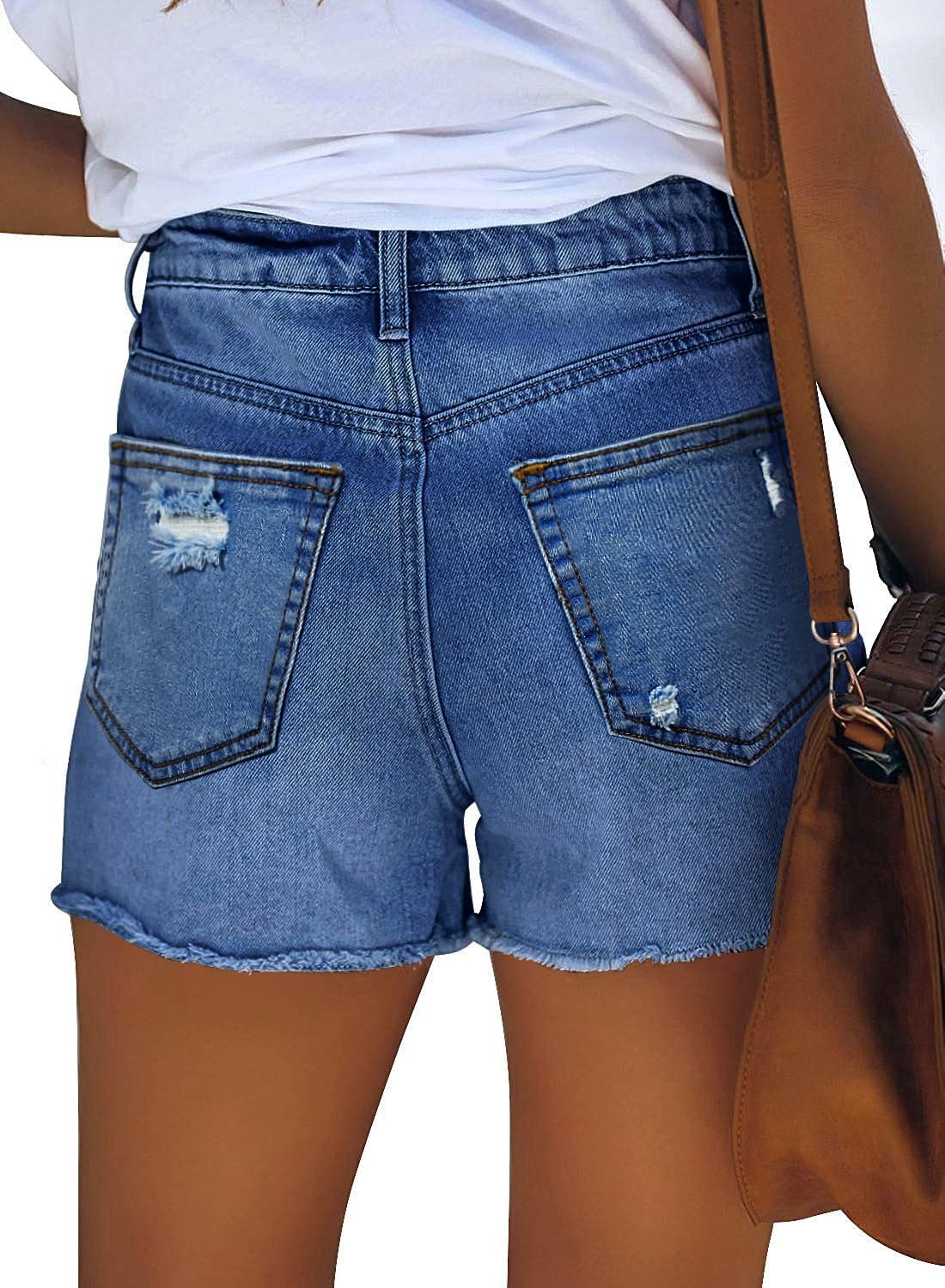 MODARANI Denim Shorts for Women Distressed Jean Shorts Ripped Summer Hot Short - Image 3