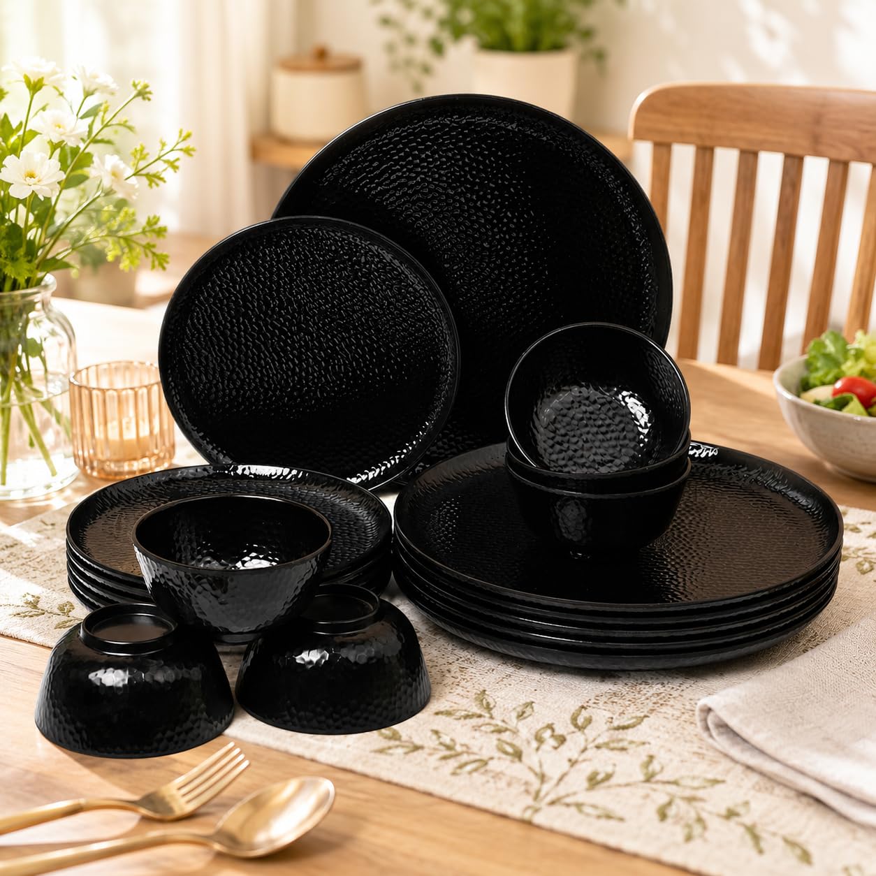 MARKET 99 Plato Dinner Set - 20 Pcs Rusty Green -11