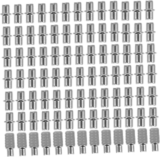 DOITOOL Corner Bookshelf 100pcs Closet Board Support Bulkhead Fitting Hooks for Pegboard Peg Board Stand Heavy Duty Shelf