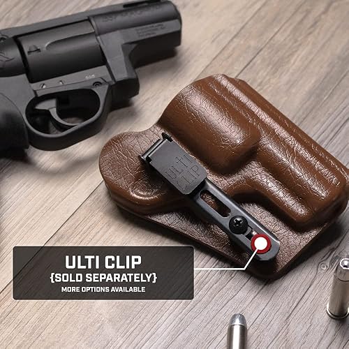 Miniatura 8 de Tulster RATH IWB Funda para revólver compatible con Colt King Cobra Carry 2" .357 Magnum