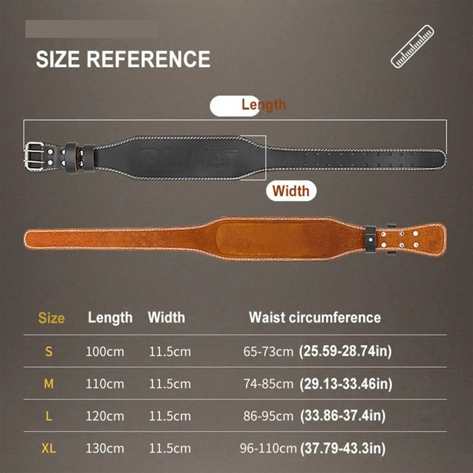 Rindsleder Gym Fitness Schnalle Gewichtheben Gürtel Taille for Kniebeugen Hantel Training Bodybuilding Lenden Brace Schützen