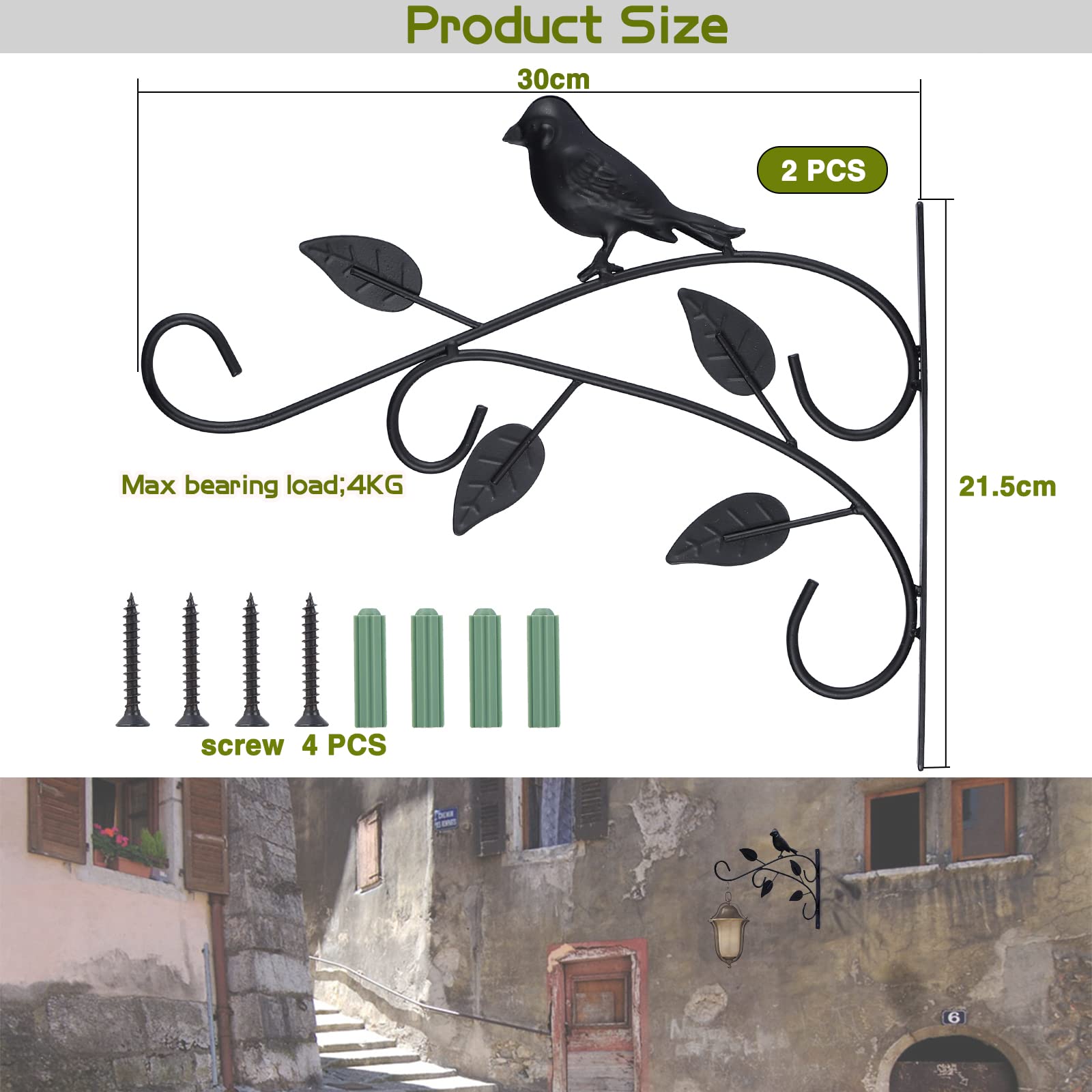 GANCI UN SOFFITTO per Piante Sospese, Ganci da Parete Nel Metallo Resistent3645 EUR 25,19