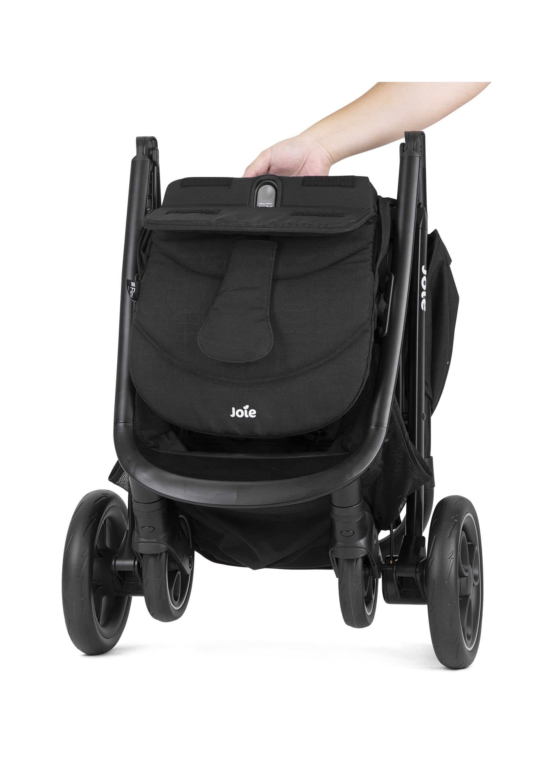 Joie Litetrax Buggy, kompakt faltbar, kompatibel mit Reisesystemen, Einhand-Liegeverstellung, 0–22 kg