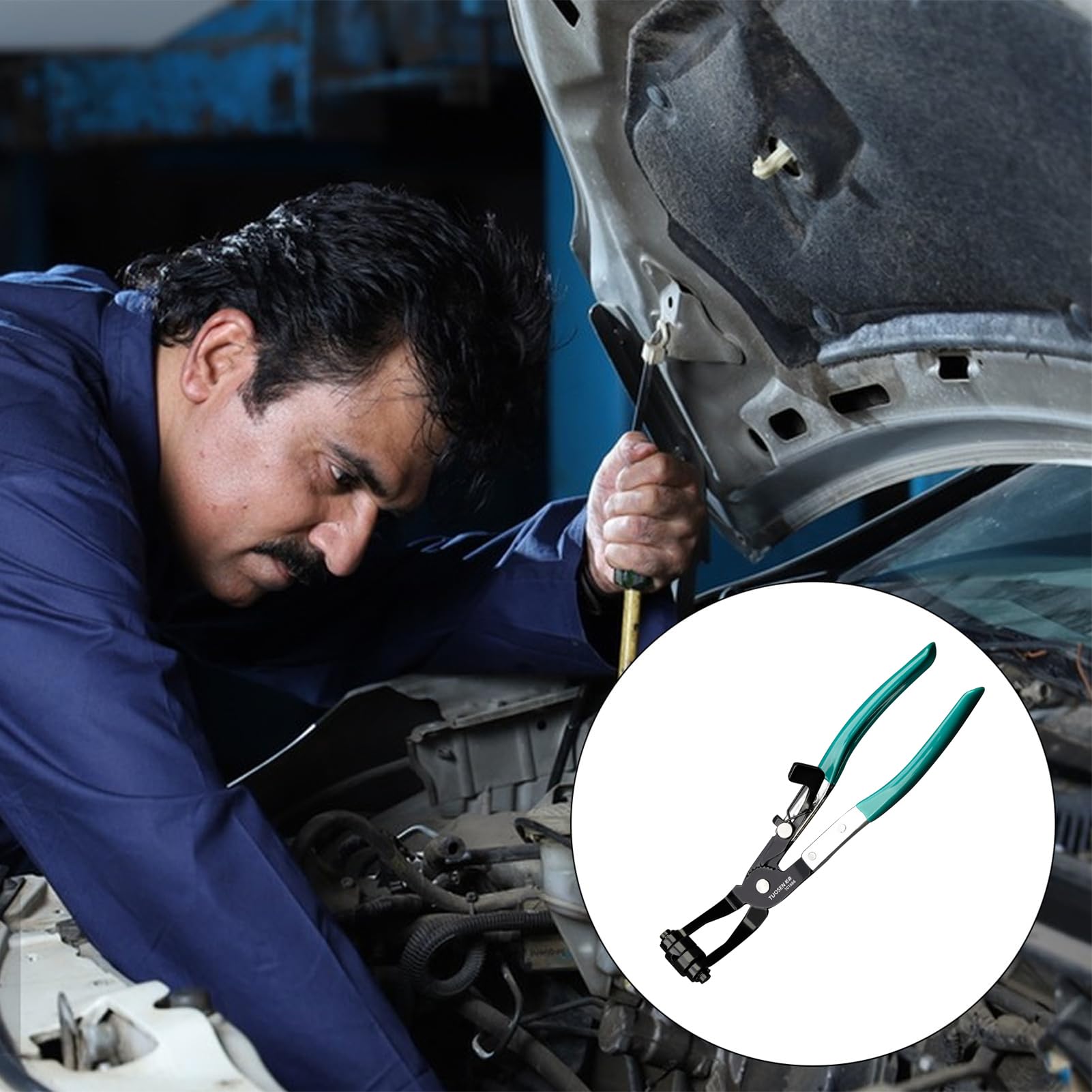 Pinza per fascette stringitubo – Strumento multifunzione per la rimozione di auto | Attrezzatura flessibile per la rimozione del tubo flessibile | Pinza per la manutenzione del motore | Strumento