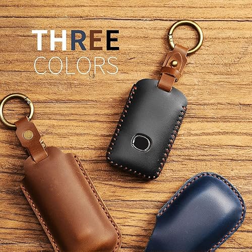 Miniatura 7 de HIBEYO Funda para llavero Mazda 3 6 Hatchback Alexa Cx3 Cx4 Cx5 Cx7 Cx8 Cx9 Cx30 Accesorios de coche con llaveros Smart Auto Key 4 Button Key Case -