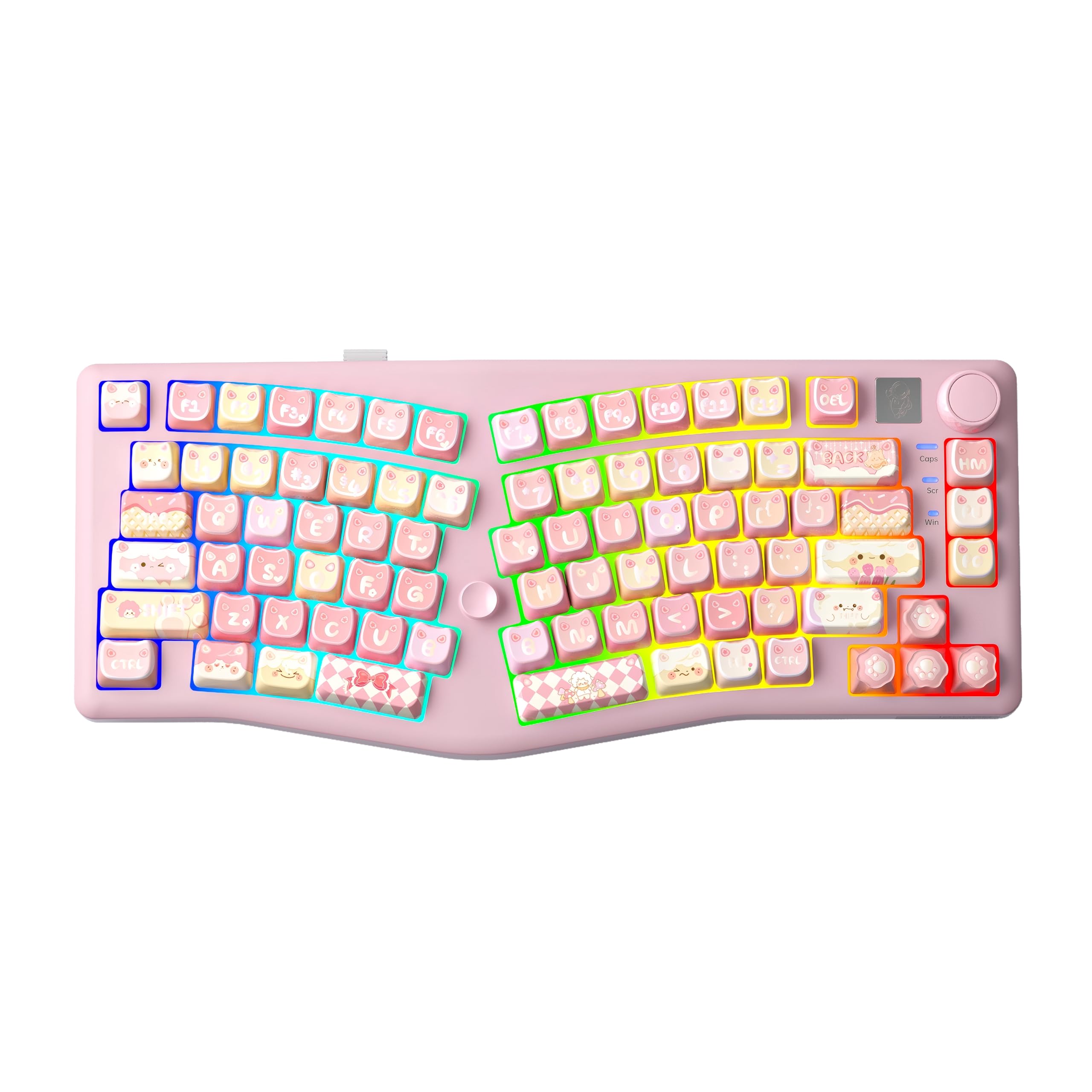 LEOBOG A75 Wireless Mechanical Keyboard Pink