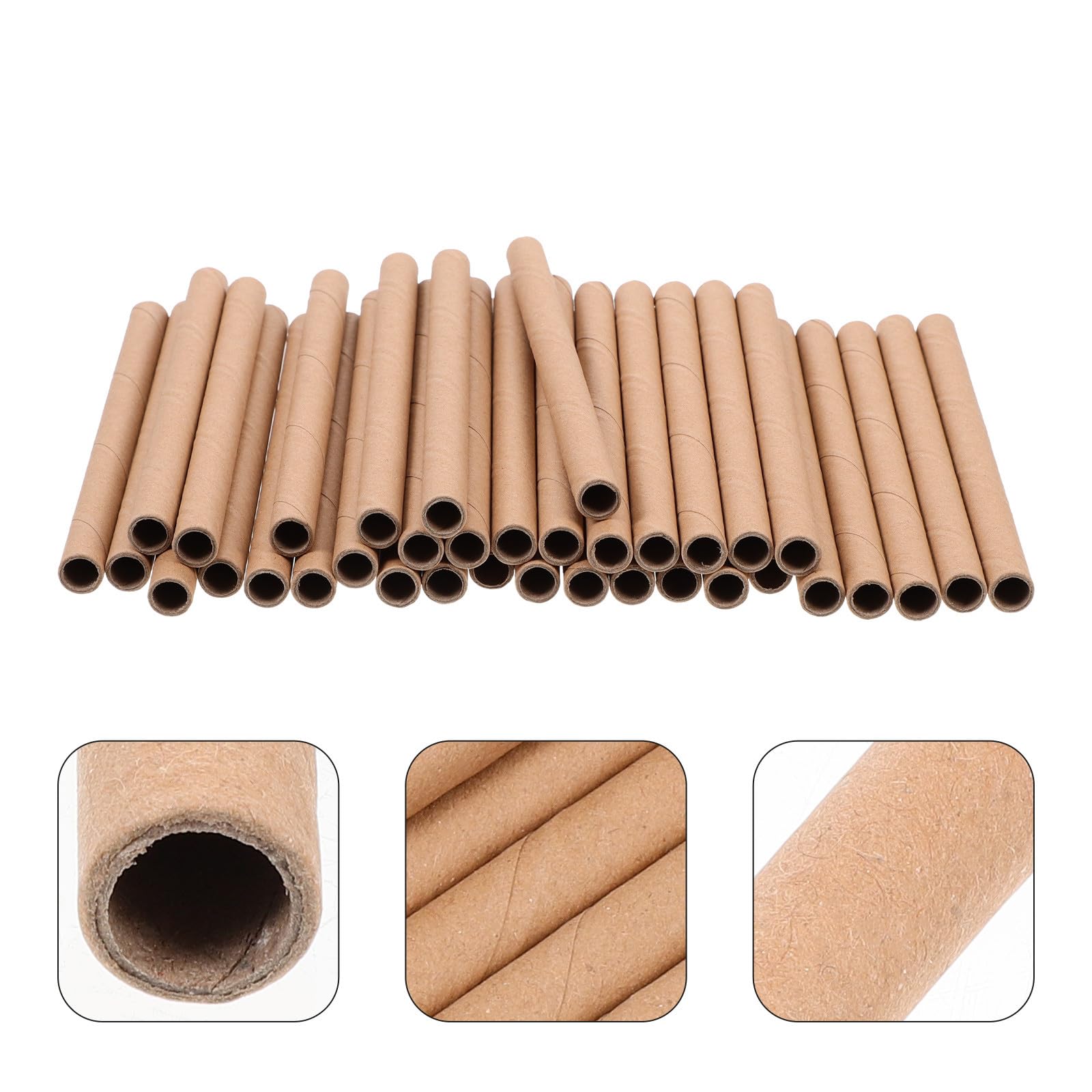 SHINEOFI 200 Papierröhren Imkereibedarf Mehrzweck Selbstgemacht Bienenhaus Bastelpapier Stabile Zuschneidbare Papierrolle für Bienenstöcke Sicher Langlebig 8mm Innendurchmesser 10mm