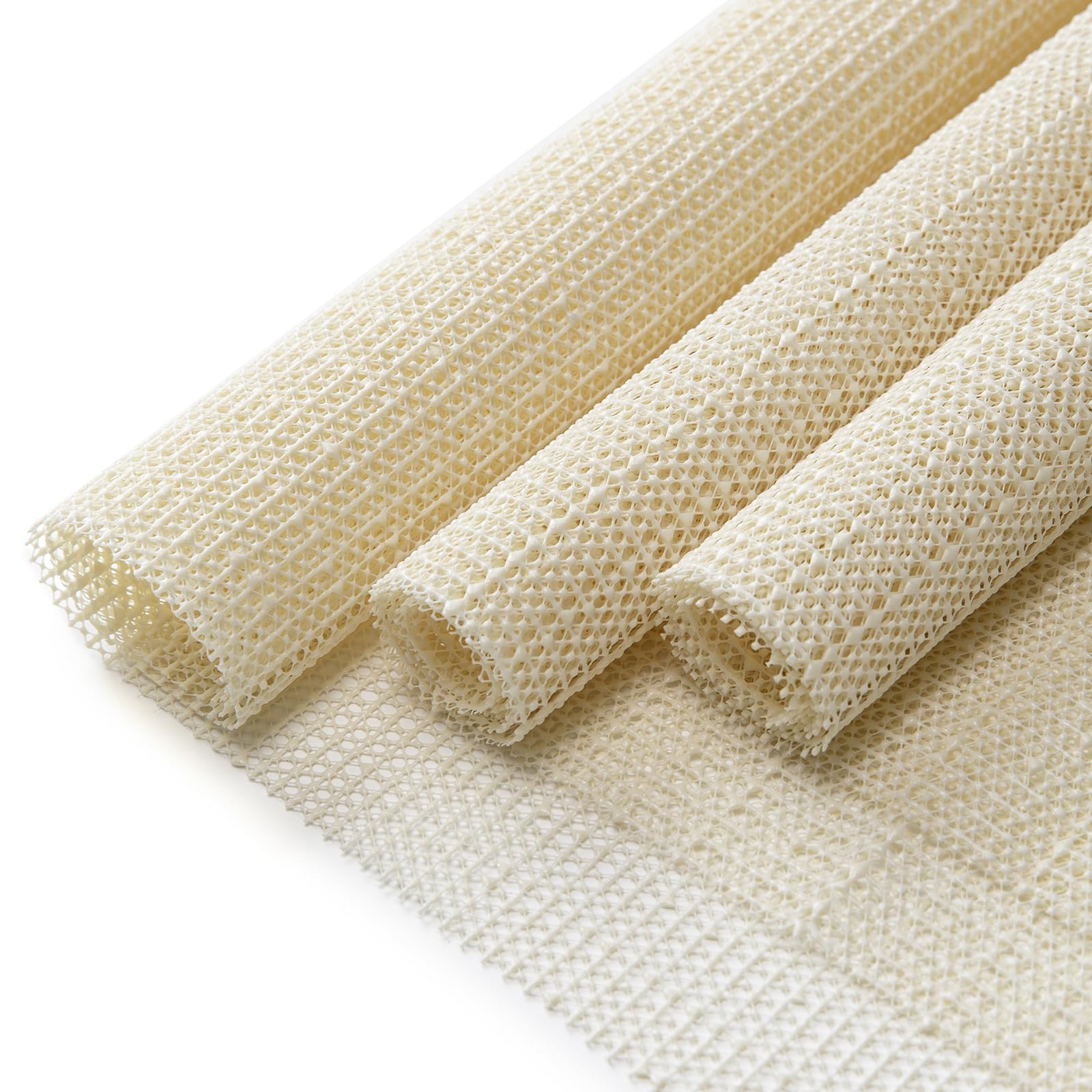Non Slip Rug Underlay, 220x320 cm Anti Slip Mat Cut to Size, Rug Gripper for Hard Floors & Carpet, Multipurpose Non Slip Mat for Home, Office, Car, Drawers – White