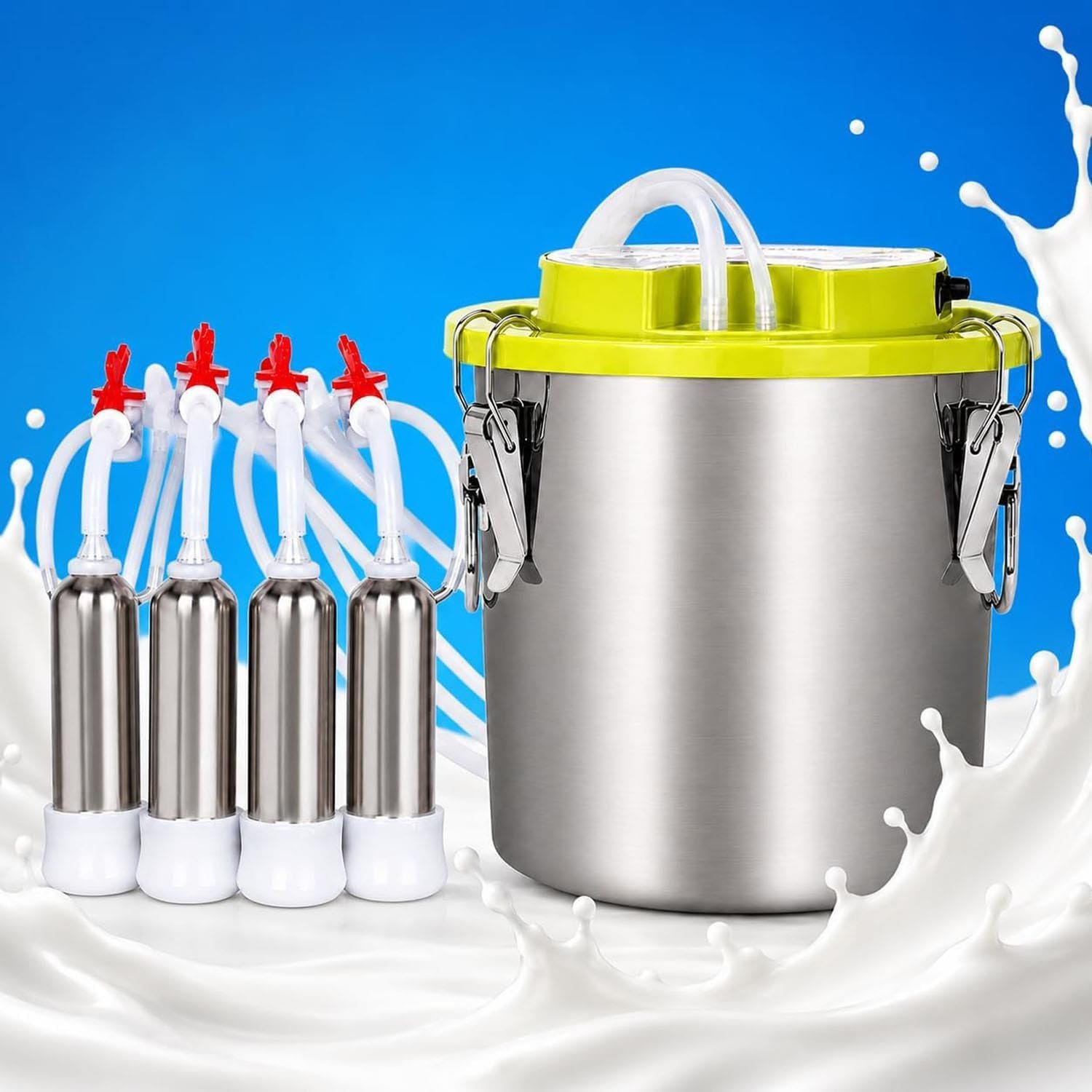 Mungitrice elettrica per mucche e pecore, 43-46 volte/minuto, 5200 mAh