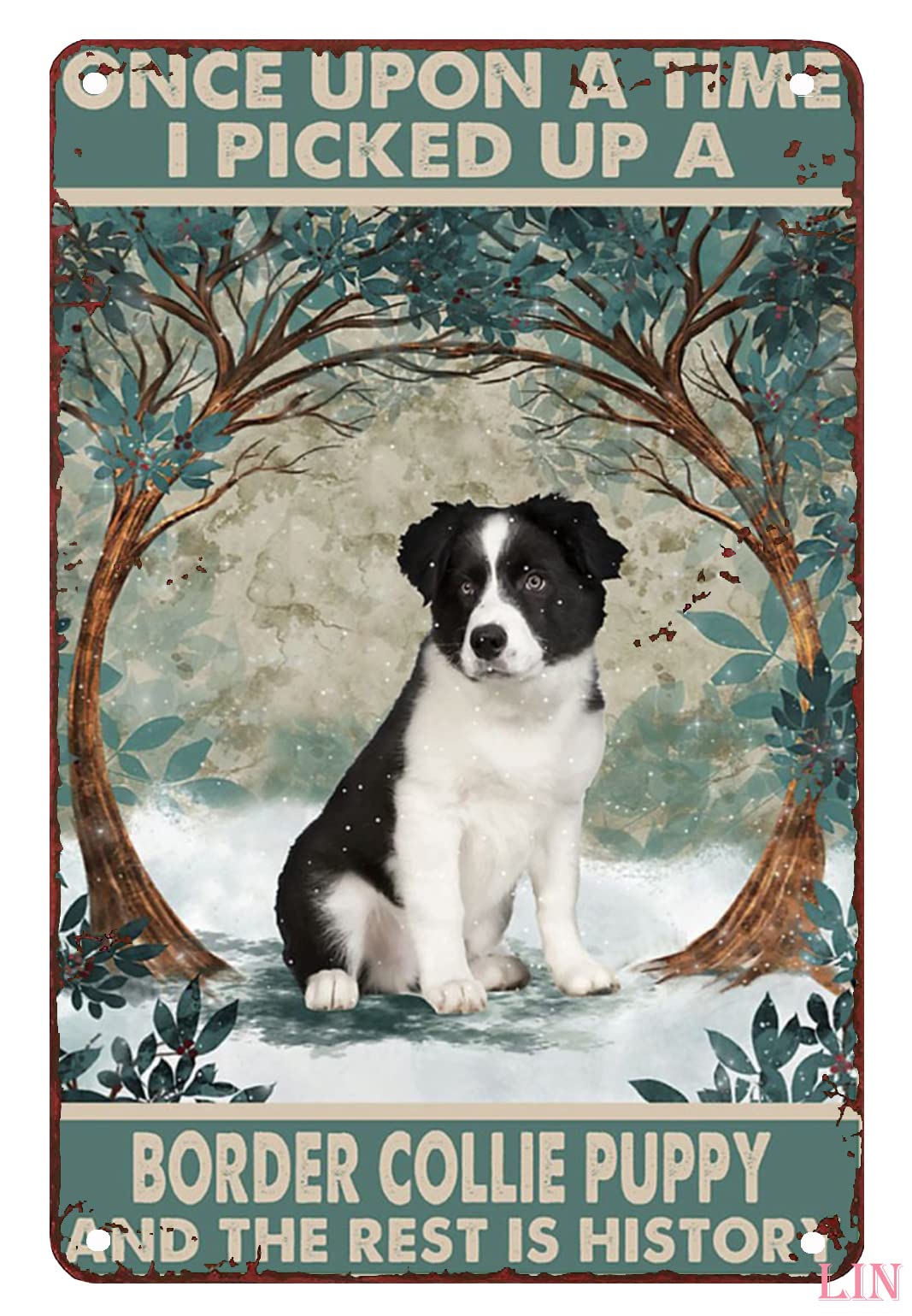 Poster In Metallo Con Scritta Per Amanti Dei Cani, Decorazione Vintage Da Parete 20x30 Cm