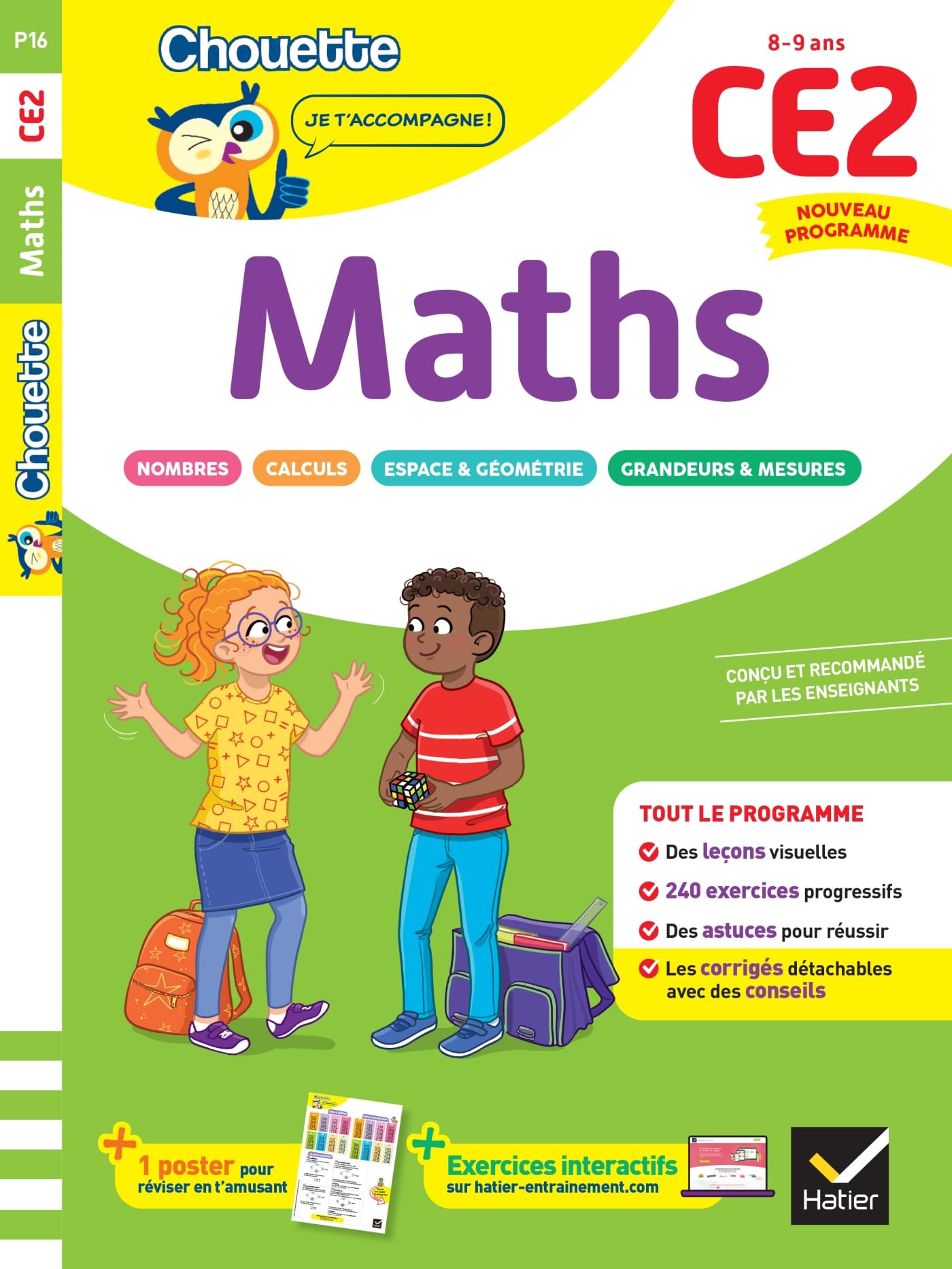 Maths CE2 - Cahier de soutien nouveau programme: Leçons et exercices corrigés