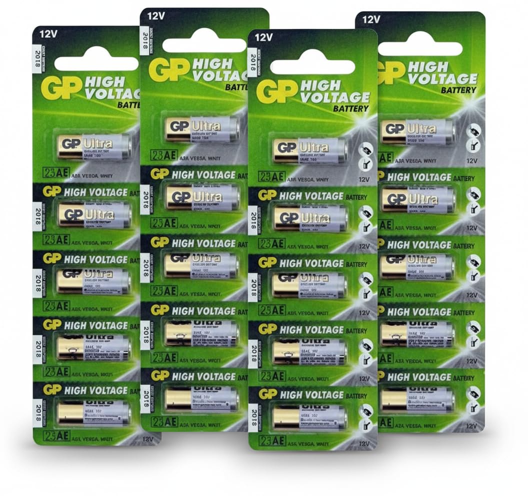 A23 12V Alkaline 23-A replacement battery 23AE GP - 20 Pack