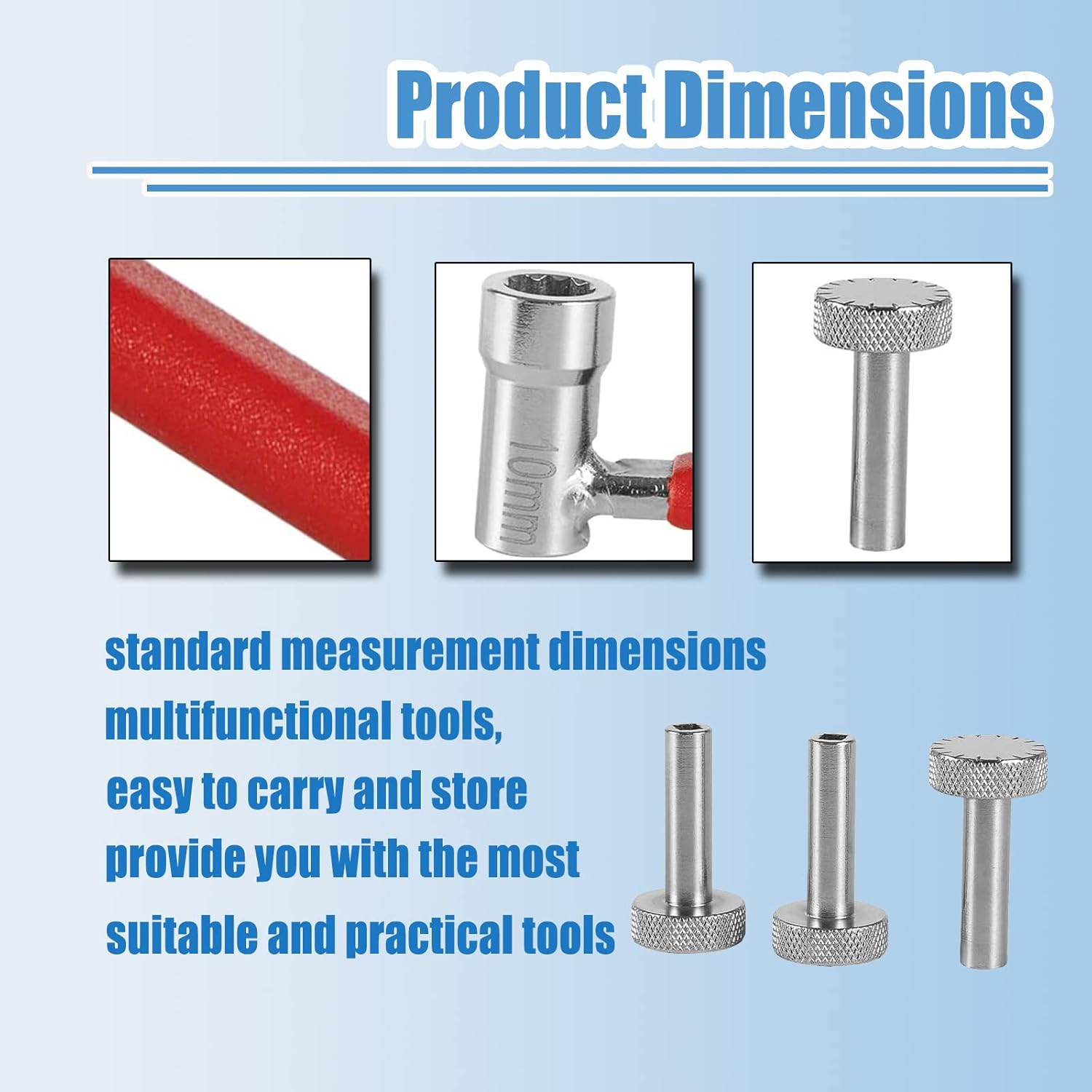 YMT 2218 Small Engine Valve Tappet Adjusting Tool 6 Piece Set, Motorcycle ATV's ATC's Repair Tool