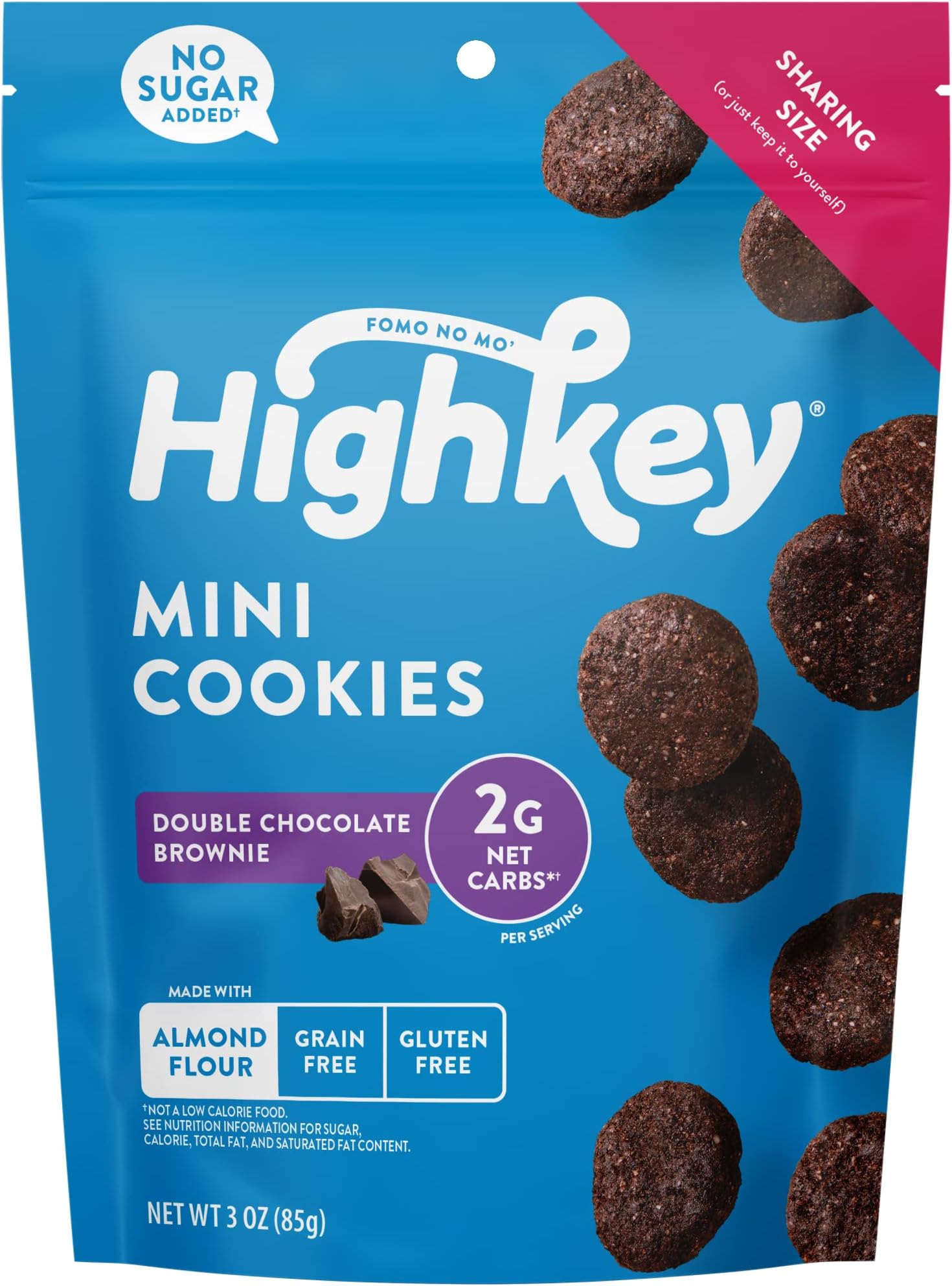 HighKey 3oz Brownie Bite Cookies