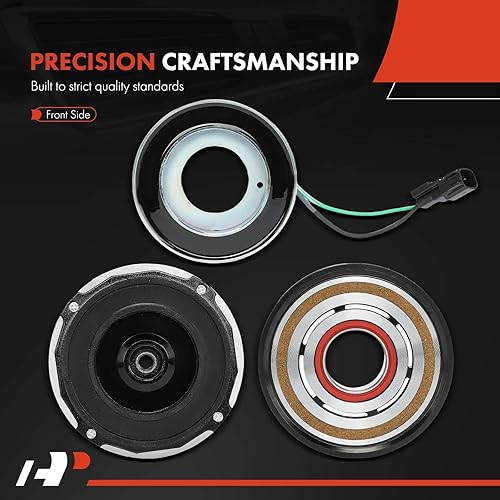 Miniatura 4 de A-Premium Kit de embrague de compresor de aire acondicionado compatible con Ford Edge 2019-2022 2.7L y Lincoln Nautilus 2019-2022 2.7L