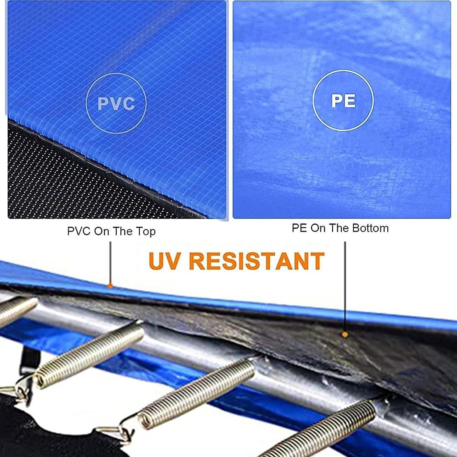 Trampoline Padding Round Trampoline Spring Covers Waterproof Surround Protectable Pad