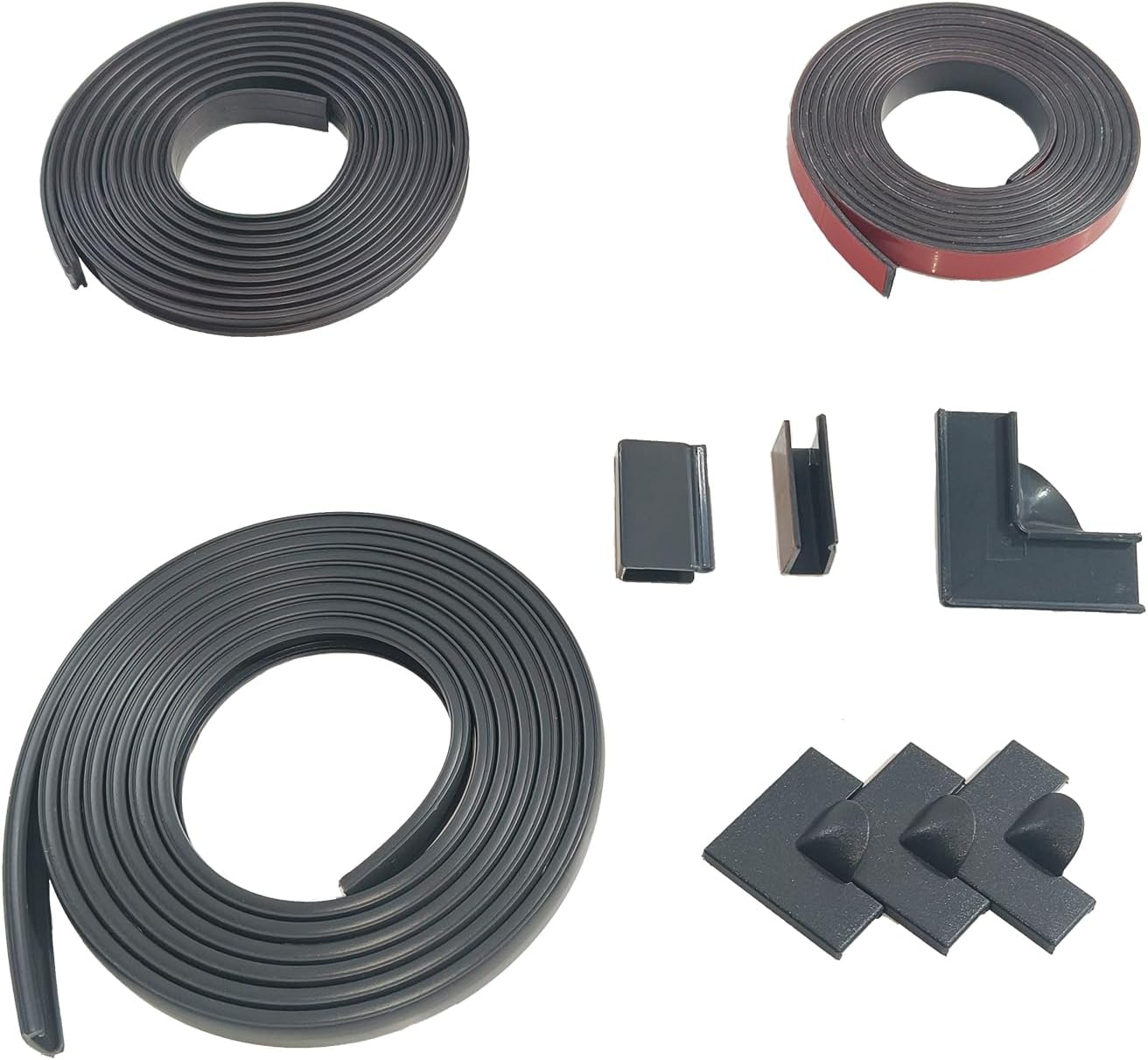 Magnetic Window Screen Frame/Adjustable Window Screen mesh Gauze Link Frame is Suitable for All Kinds of Soft Gauze Conveniently Operate on a Solid Surface of Metal/Wood/Plastic, etc. (Charcoal, 79") 79" Charcoal