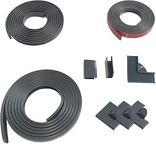 Magnetic Window Screen Frame/Adjustable Window Screen mesh Gauze Link Frame is Suitable for All Kinds of Soft Gauze Conveniently Operate on a Solid Surface of Metal/Wood/Plastic, etc. (Charcoal, 79")