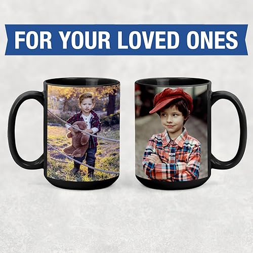 Miniatura 5 de Taza de café personalizada – Tazas personalizadas con texto en imagen, nombre de foto personalizado, logotipo, taza de cerámica – Día de la Madre