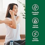 Organika Canadian-Made Glycine - Acides aminés protéiques - Aide la synthèse protéique, la formation de collagène, la santé articulaire et musculaire, effet calmant - 120caps