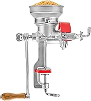 Vista 9 de Victoria Molino manual de grano de hierro fundido con tolva alta, molino de maíz premium y molinillo de granos, fabricado en Colombia